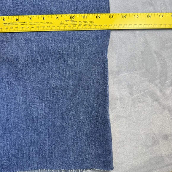 DL1961 Womens Wide Leg Raw Hem Jeans Blue Medium Wash High Rise Size 31 Culottes - Picture 6 of 10